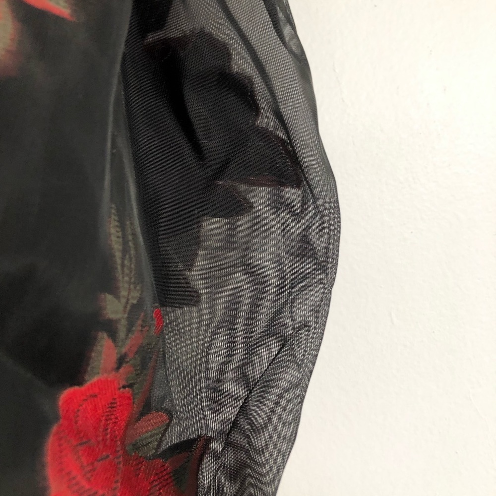 NWOT Lovers + Friends Gil Corsette Top Puff Sleeves XXS - Picture 8 of 10